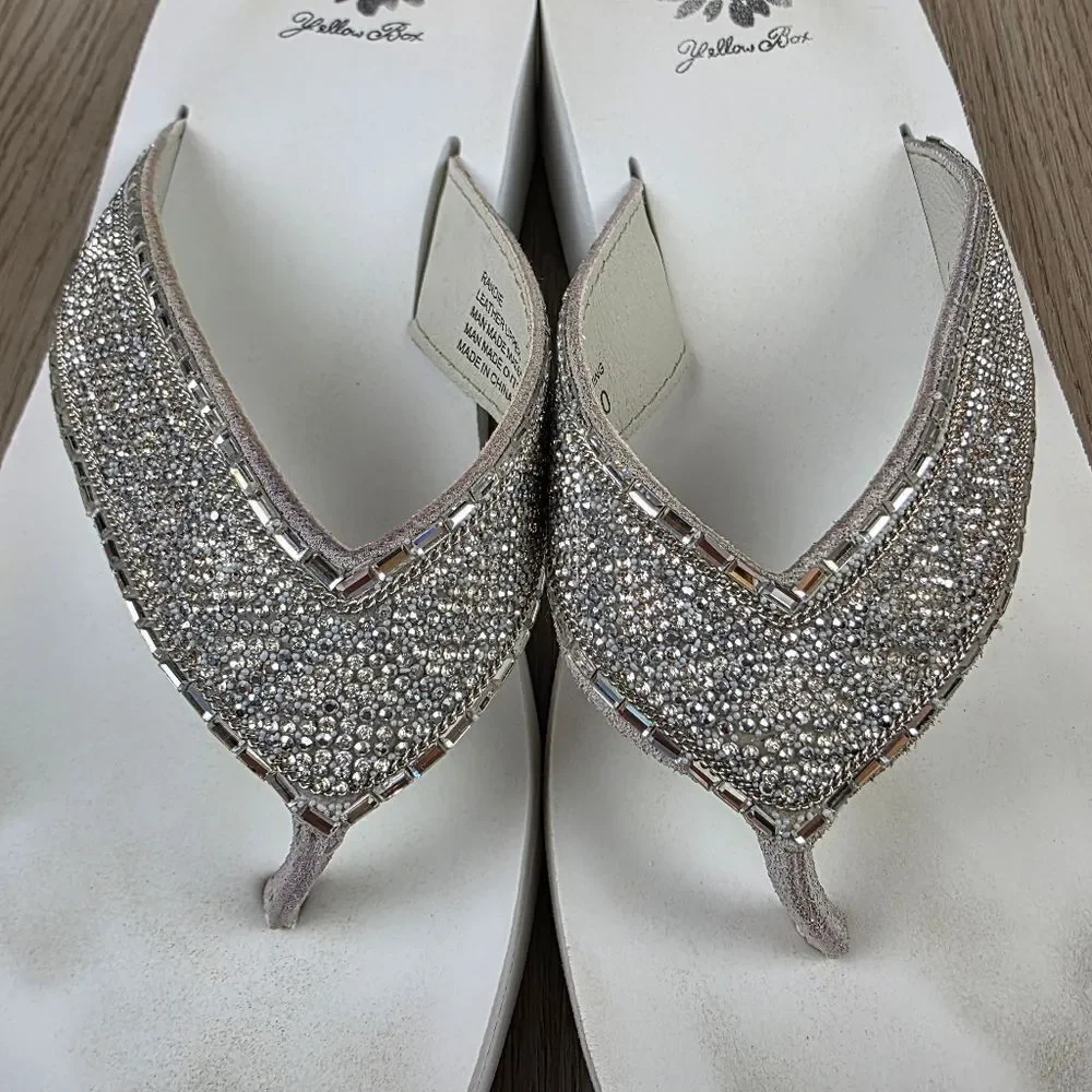 Yellow Box Randie Flip Flop Sandals Size 10